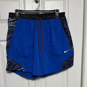 Nike Blue/Black running 5” shorts